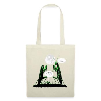 YOU MAKE ME LOSE MY MIND (love, praying mantis) - Tote Bag - red - Front