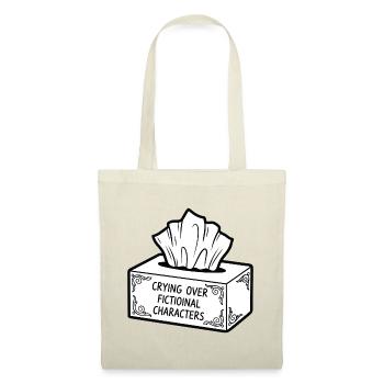 Crying Over Fictional Characters - Tote Bag - red - Front