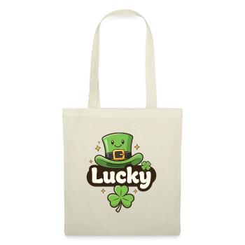 Lucky Leprechaun-Hut-Cartoon - Stoffbeutel - Rot - Vorne