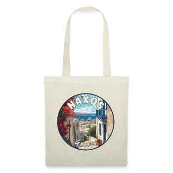 Découvrez le paradis méditerranéen de Naxos en Grèce - Sac en tissu - rouge - Devant