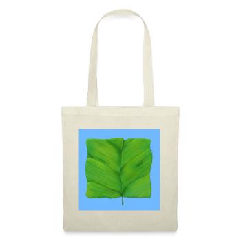 La Feuille carrée - Sac en tissu - rouge - Devant