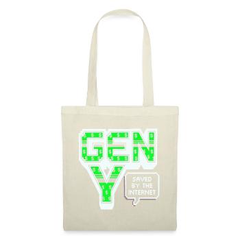 Generation Y, gen Y , Millennials Shirt, Hoodie - Stoffbeutel - Rot - Vorne