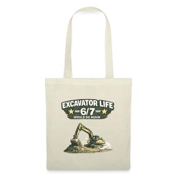 Excavator Life 6/7 Excavator Driver - Tote Bag - red - Front