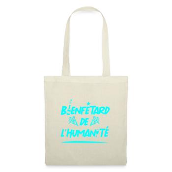 BIENFÊTARD DE L'HUMANITÉ - jeu de mots humour fête - Sac en tissu - rouge - Devant