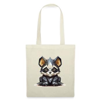 Chiot Chihuahua géométrique - Sac en tissu - rouge - Devant