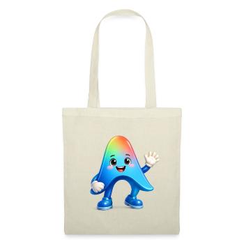 Niedlicher Regenbogen-Maskottchen-Aufkleber Antigravitation - Stoffbeutel - Rot - Vorne