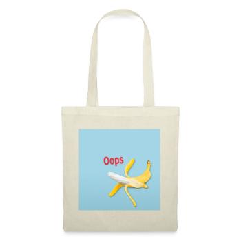 Oups Motif drôle de diapositive humoristique banane - Sac en tissu - rouge - Devant