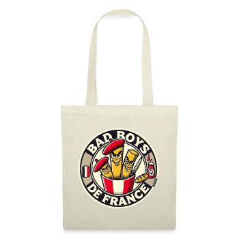 French Fry Beret Trio Design - Tote Bag - red - Front