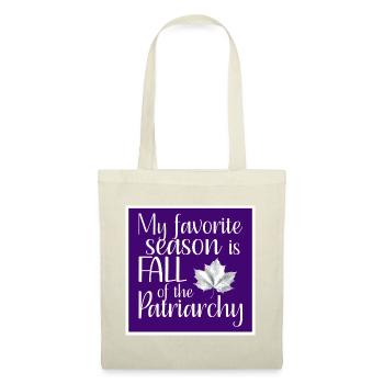 My favorite season is Fall of the Patriarchy - Tote Bag - red - Front