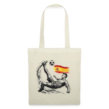 Fußball Fallrückzieher Spanien Style - Stoffbeutel - Rot - Vorne