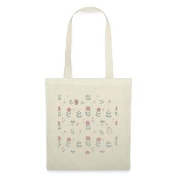 Pastel flowers - Tote Bag - red - Front