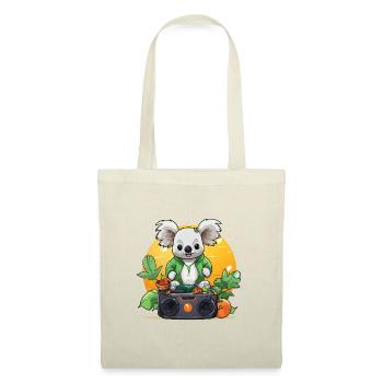 Koala DJ at Gartenbeats - Tote Bag - red - Front