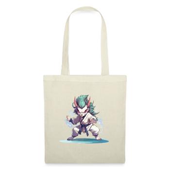 Demon Fighter in Gi - Tote Bag - red - Front