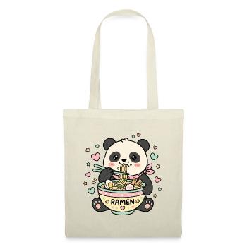 Kawaii Panda Ramen - Tote Bag - red - Front