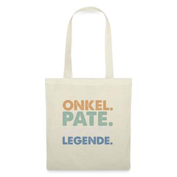Onkel Patr Mythos & Legende T-Shirt  Lustiges Gift - Stoffbeutel - Rot - Vorne
