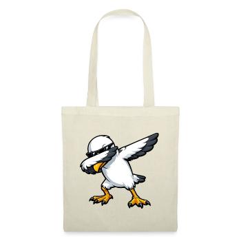 Dabbing Seagull - Tote Bag - red - Front