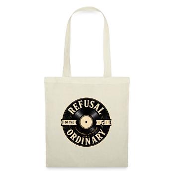 Refusal of the Ordinary - Vinyl DJ Music - Tote Bag - red - Front