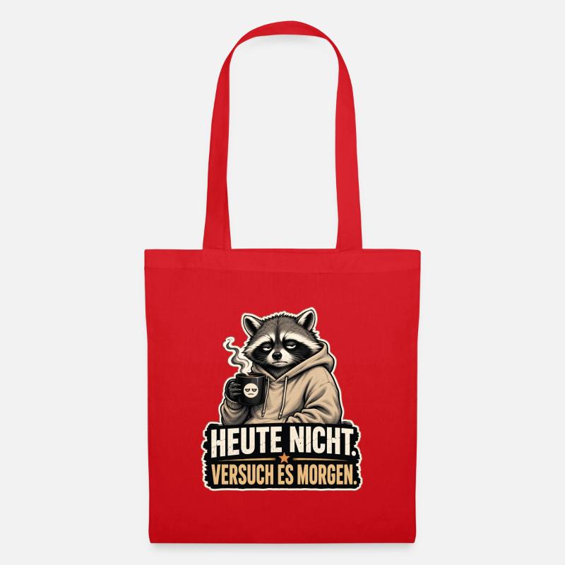 not today - Tote Bag - red
