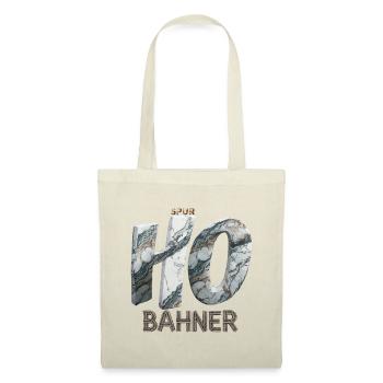 SPUR H0 BAHNER – Marmor Edition - Stoffbeutel - Rot - Vorne