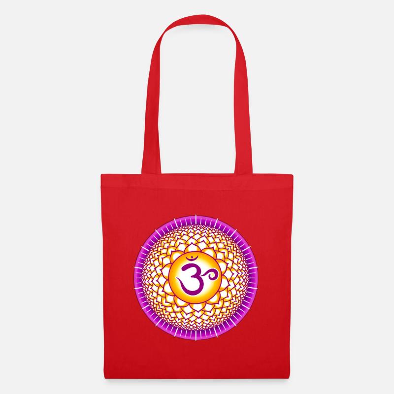 Kronenchakra Sahasrara - Stoffbeutel - Rot