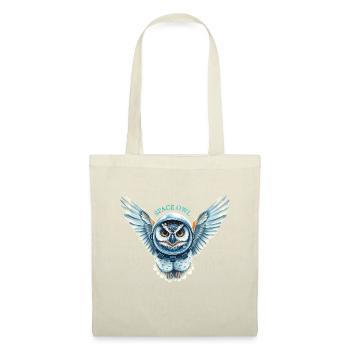 Space owl in space suit - Tote Bag - red - Front