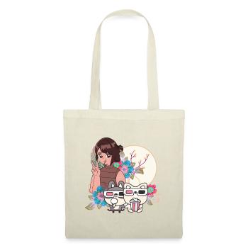 Movie Night & Inclusive Friends Art - Tote Bag - red - Front
