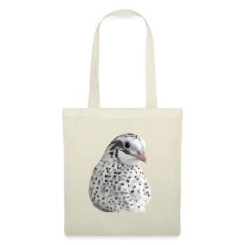 Portrait de la caille des neiges - Sac en tissu - rouge - Devant