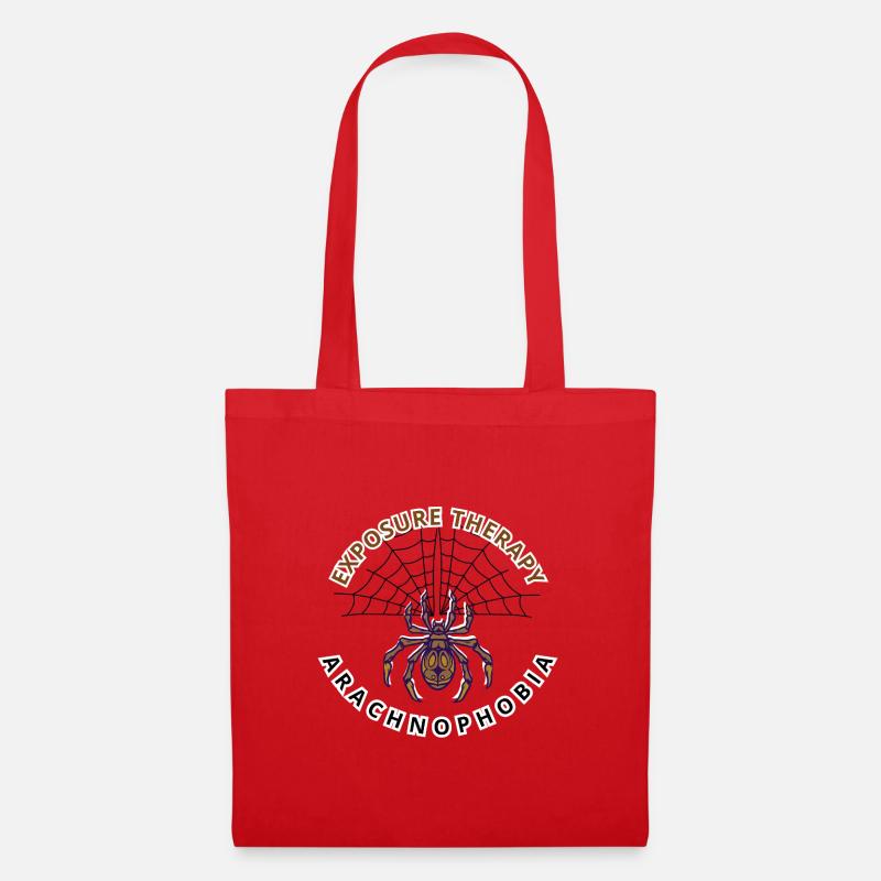 Arachnophobia - Tote Bag - red