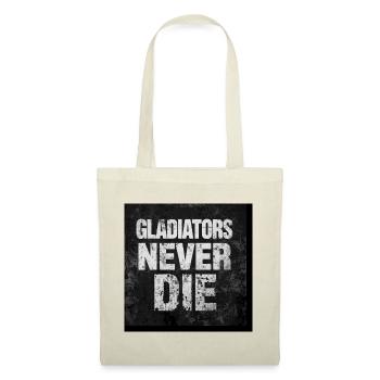 Gladiators Never Die Grunge - Sac en tissu - rouge - Devant