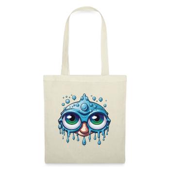 Blue Teardrop Head Kawaii Style - Tote Bag - red - Front