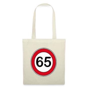 65.Birthday , 65 years - Tote Bag - red - Front
