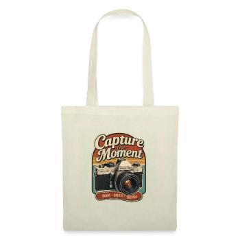 Capture du Moment Vintage Caméra - Sac en tissu - rouge - Devant