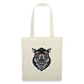 Wild Boar Warthog Mascot Logo Sport Gaming - Tote Bag - red - Front