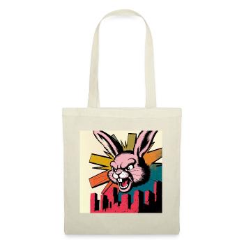Déchaînement du lapin maléfique - Sac en tissu - rouge - Devant