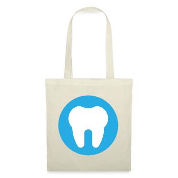 Dentiste, dentiste, cabinet dentaire - Sac en tissu - rouge - Devant
