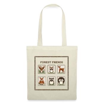 Collection de patchs Waldfreunde - Sac en tissu - rouge - Devant