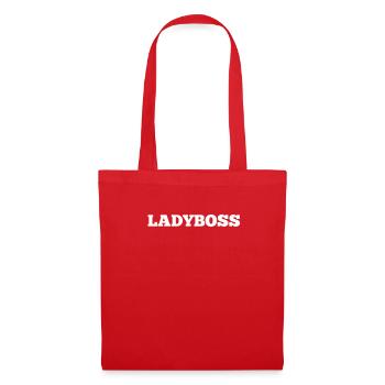 Lady patron - Sac en tissu - rouge - Devant