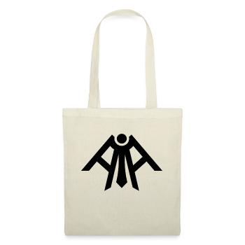 Black Cyberpunk Mecha Gamer Angel Punk Rock Tshirt - Tote Bag - red - Front