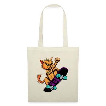 Ride or die - Skate Cat - Tote Bag - red - Front