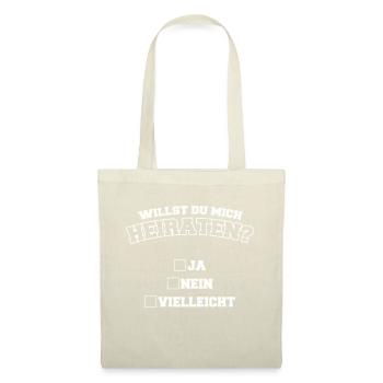 Will you marry me? Yes, no, maybe - Tote Bag - red - Front
