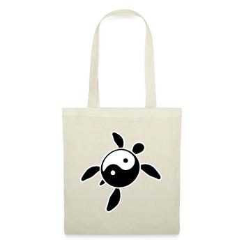 Tortues, Carapace, Yin, Yang, Symbole, Équilibre - Sac en tissu - rouge - Devant