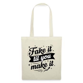 Fake It Til You Make It - Success Confidence Minds - Sac en tissu - rouge - Devant