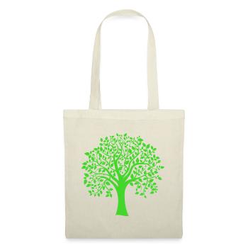 Icon Green Jumbo Tree Print Silhouette - Tote Bag - red - Front