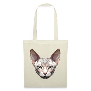 Sphynx Katze Sphynxkatze Canadian Cat Süße Sphinx - Stoffbeutel - Rot - Vorne