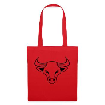 bull - Tote Bag - red - Front