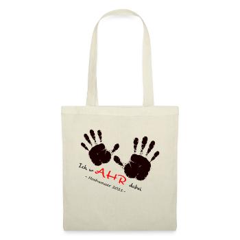J’ai wAHR-We AHR together-Ahrtal Inondations - Sac en tissu - rouge - Devant