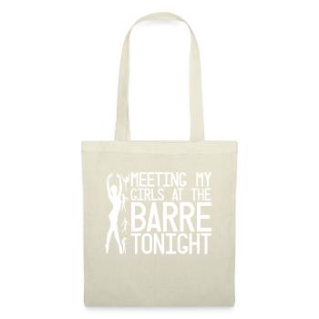 Rencontrer mes filles à The Barre ce soir 2 - Sac en tissu - rouge - Devant