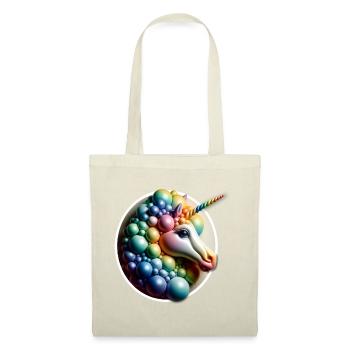einhorn Pferd Märchen fee regenbogen wunsch divers - Stoffbeutel - Rot - Vorne