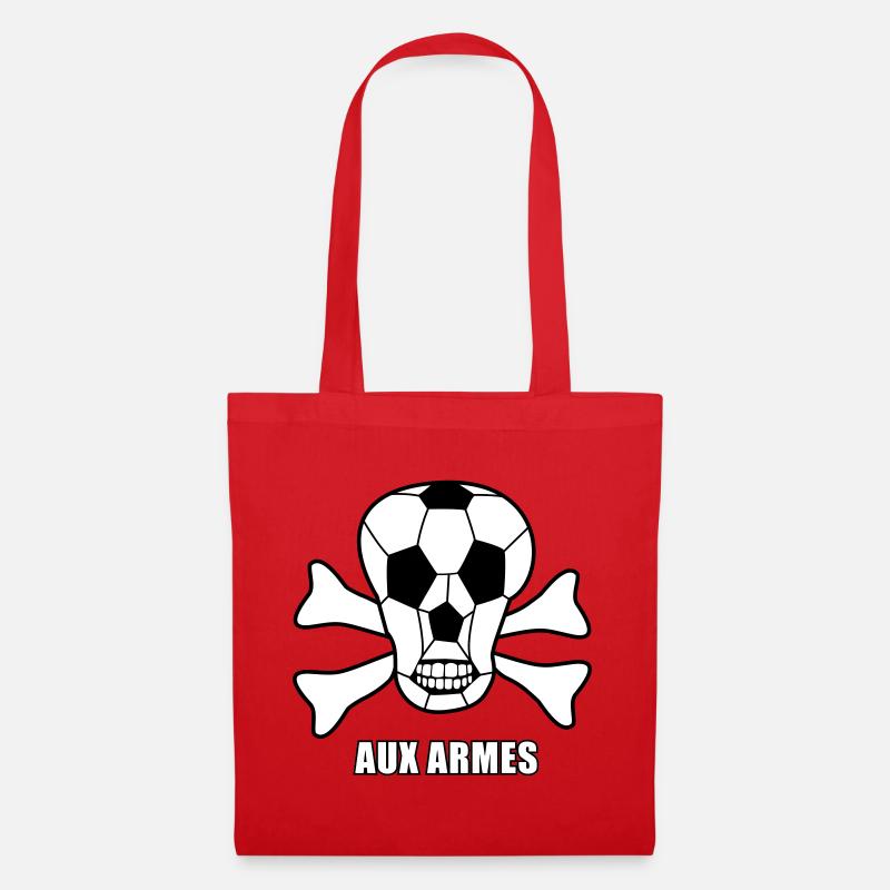 St Pauli Skull Ball - Stoffbeutel - Rot