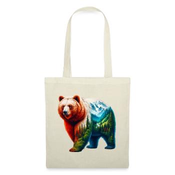 Ours - Sac en tissu - rouge - Devant